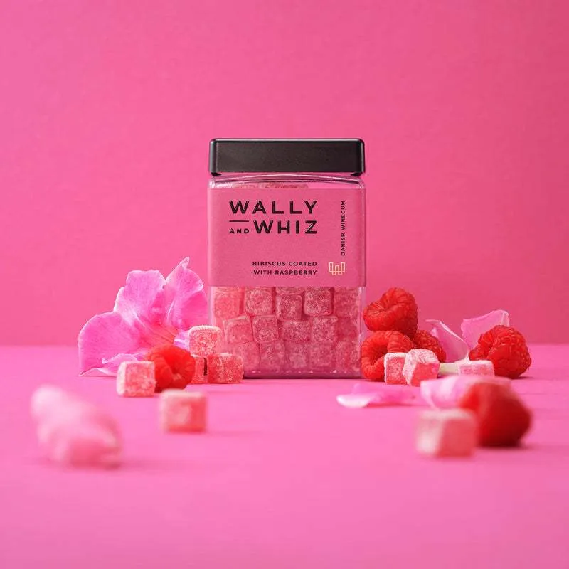 Wally And Whiz Hibiscus med Hindbær Cube 240g