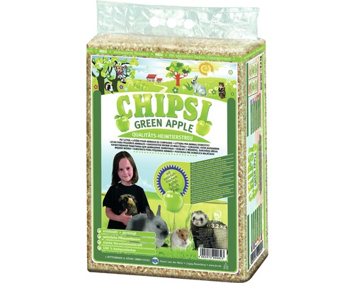 JRS Chipsi Plus Green Apple kattenbakvulling 3,2 kg