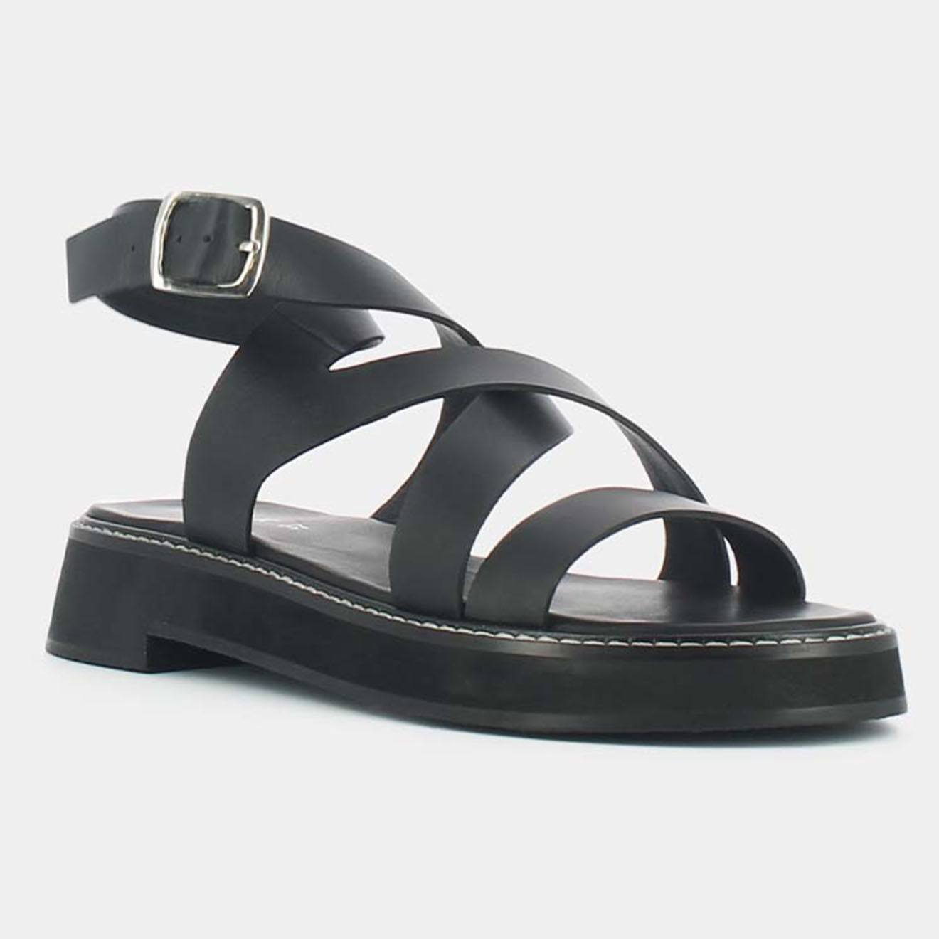 Jonak Sandales en Cuir Warm noires
