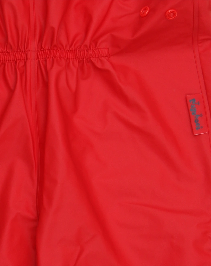 Regen-Latzhose BASIC in rot (Größe: 128)