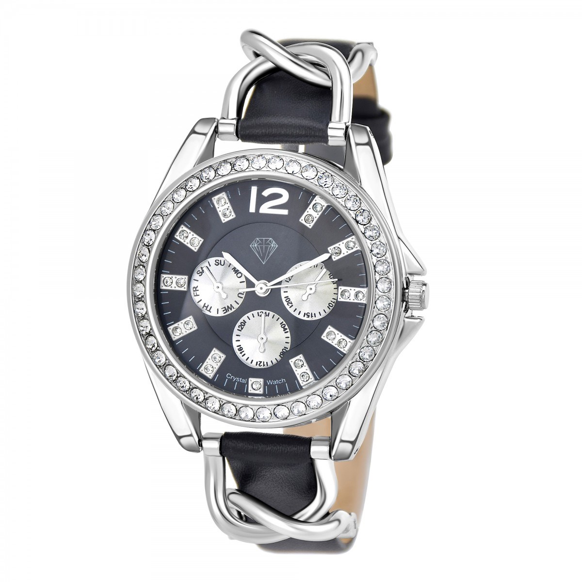 Montre Adèle SC Crystal ornée de Cristaux scintillants