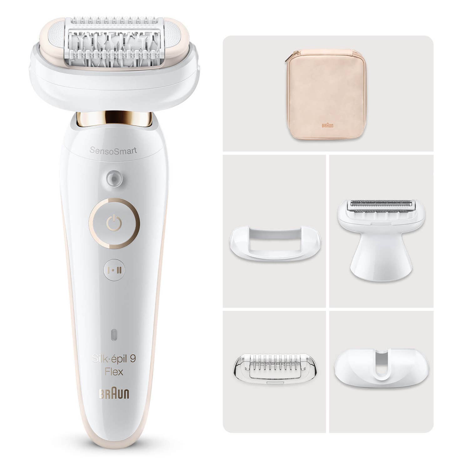 Braun Silk-épil 9 Flex 9-006 – Epilierer mit flexiblem Kopf zur einfacheren Haarentfernung