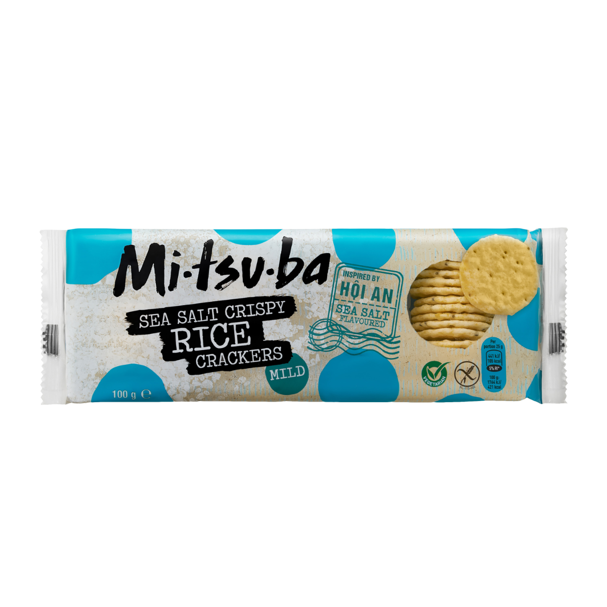 Mitsuba Sea salt crispy rice crackers 100 gram