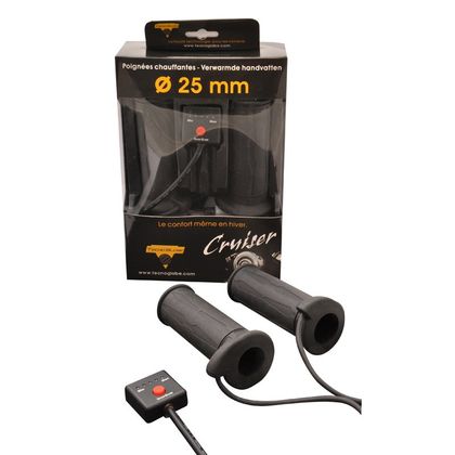 Poignées chauffantes Tecno globe MOTO CRUISER DIAMETRE 25MM Universel