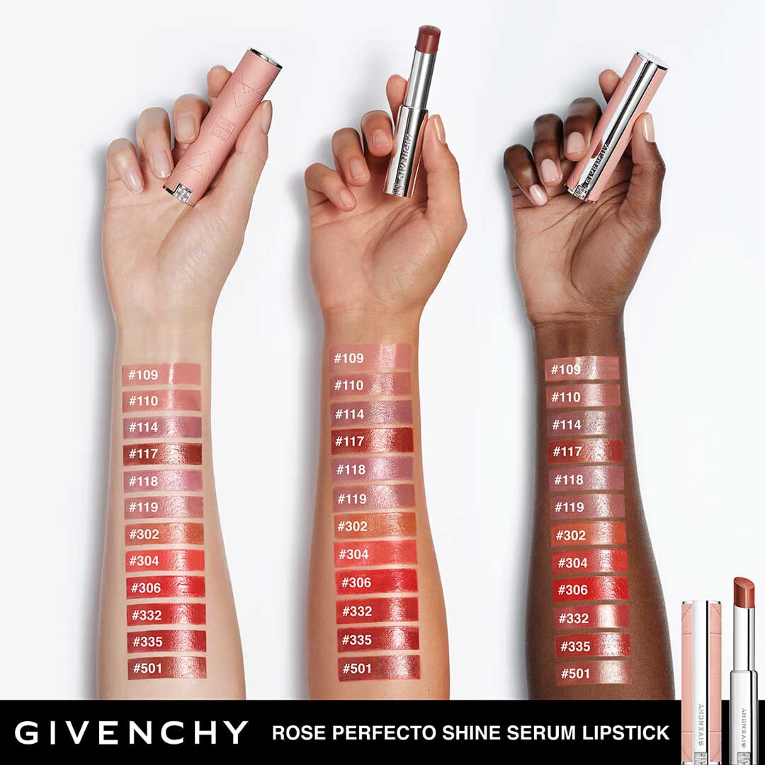 GIVENCHY LÁBIOS Rose Perfecto Shine