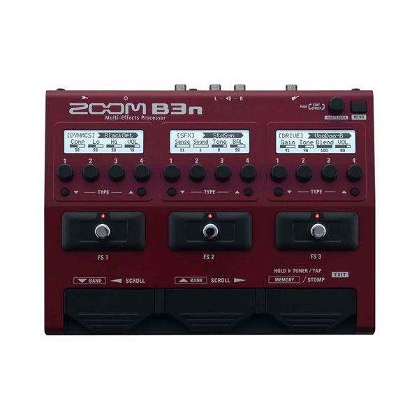 Zoom Pedaleira Baixo Multi-FX B3N Zoom