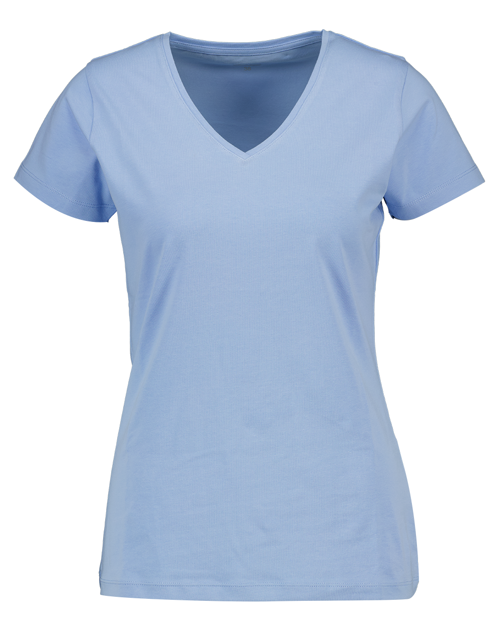 Dames T-shirt V-hals Lichtblauw kopen? Goed en goedkoop