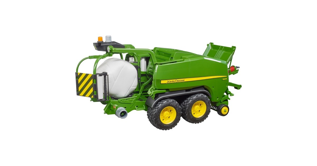 bruderJohn Deere C441 Ronde balenpers en wikkelmachine Modelvoertuig  (02032)