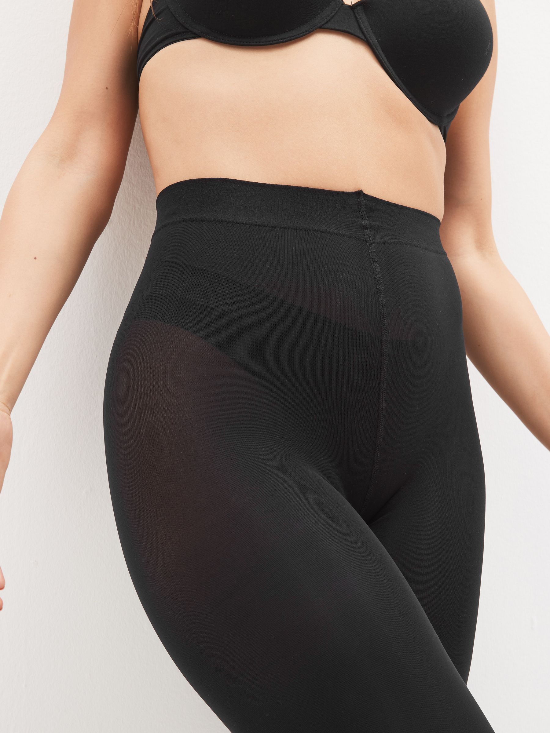 Zwart - 150 denier ondoorzichtige panty