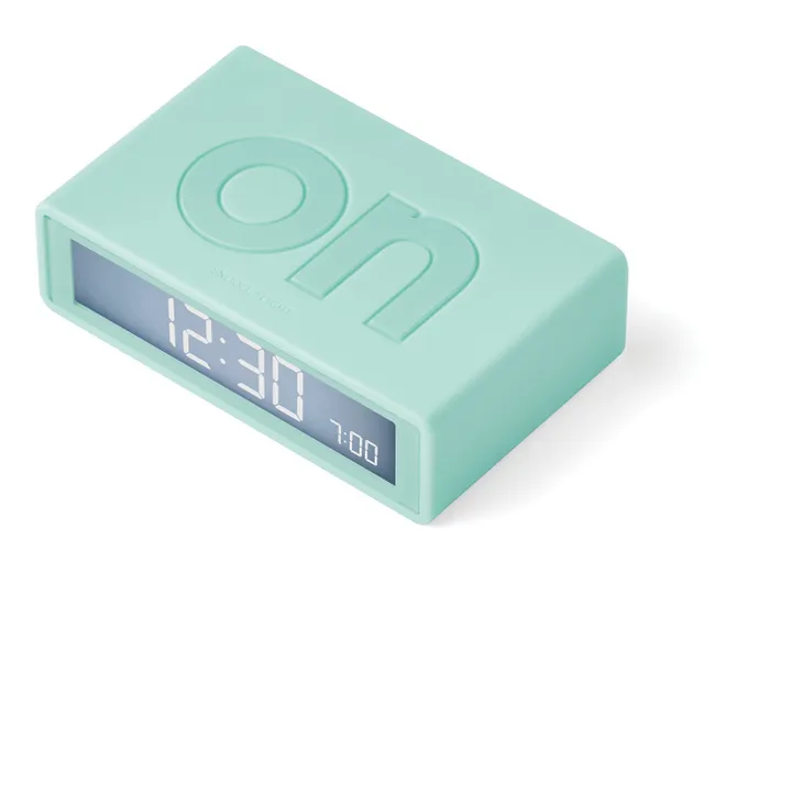 Lexon Réveil Flip+ Travel | Vert Menthe