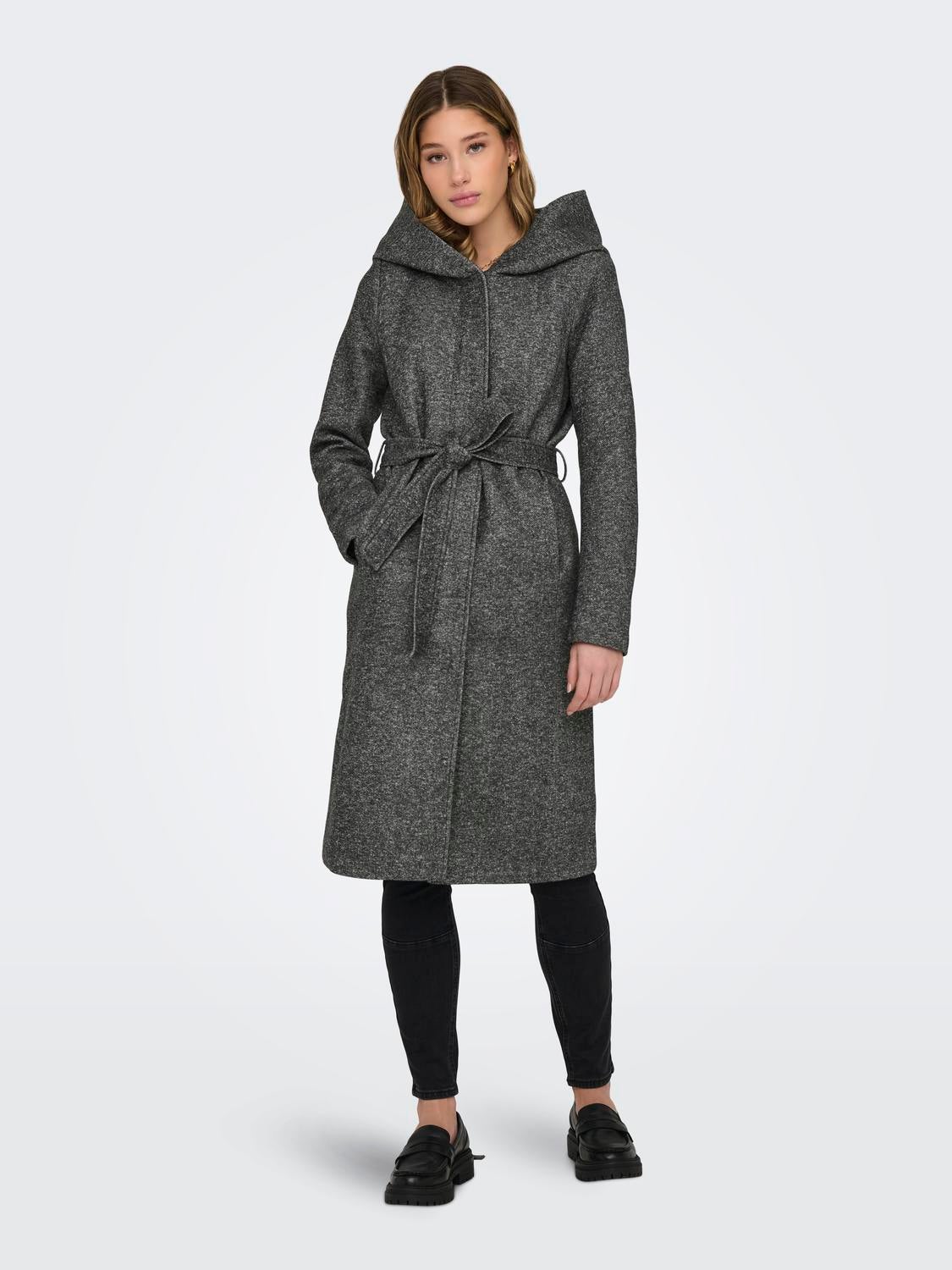 ONLSEDONA Mantel Dark Grey Melange