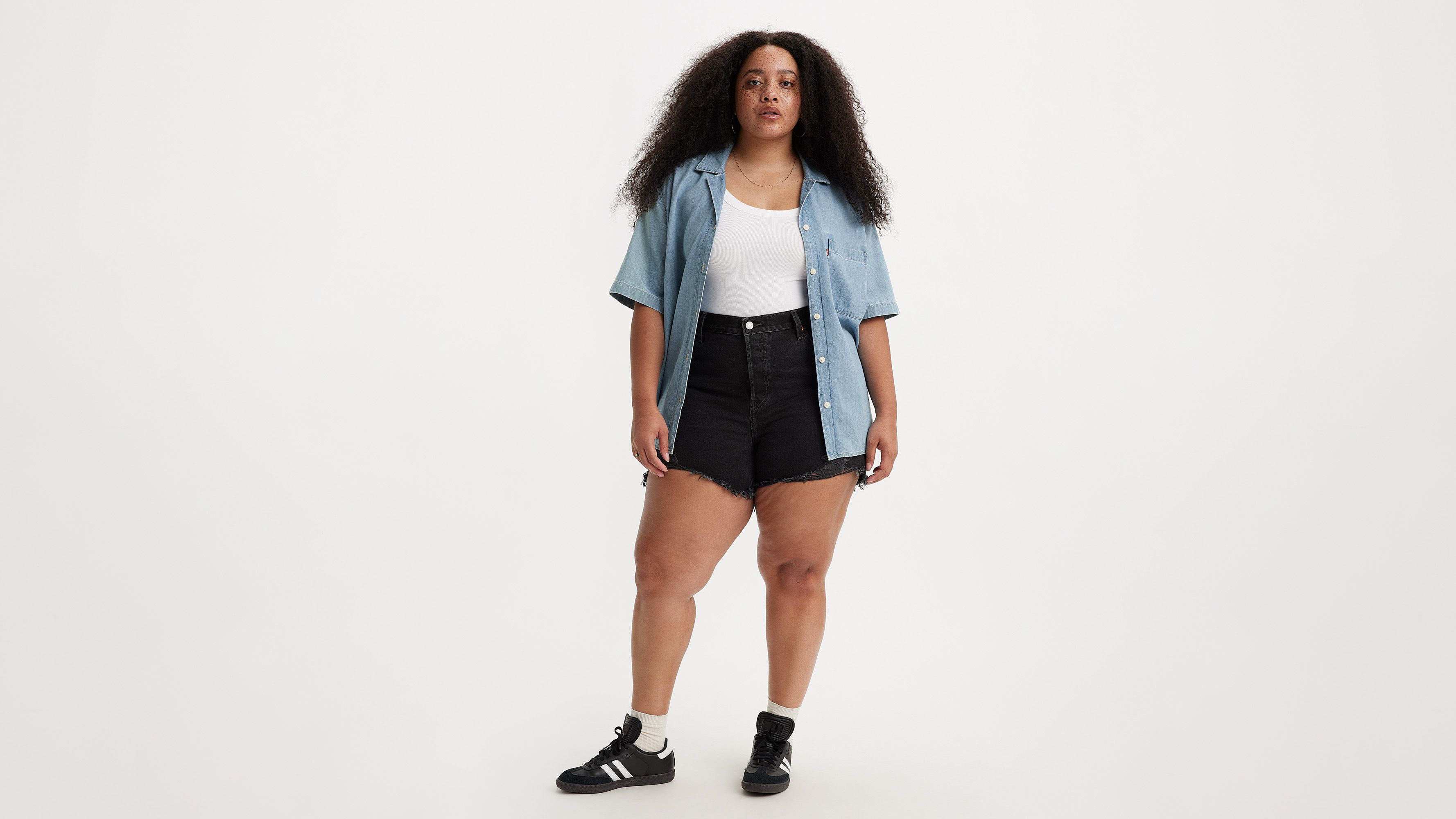 Short 501® Levi's® Original (Grandes tailles) - Stowaway Plus - Noir