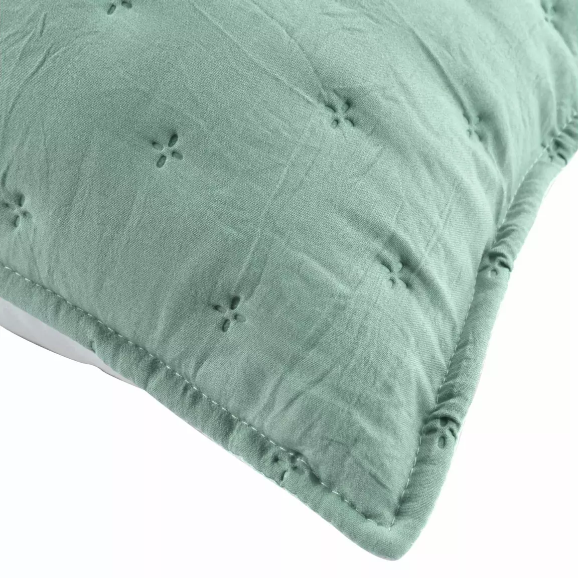Housse de coussin carrée (60 cm) Mellow Chic Vert menthe