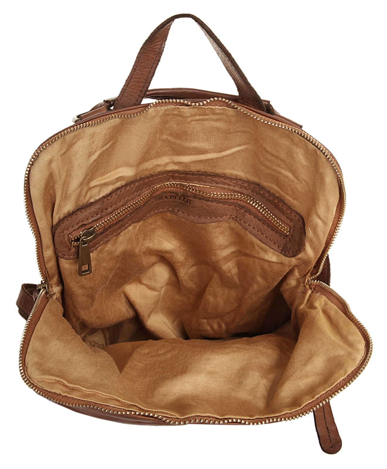 Samantha Look Cityrucksack echt Leder, Made in Italy
