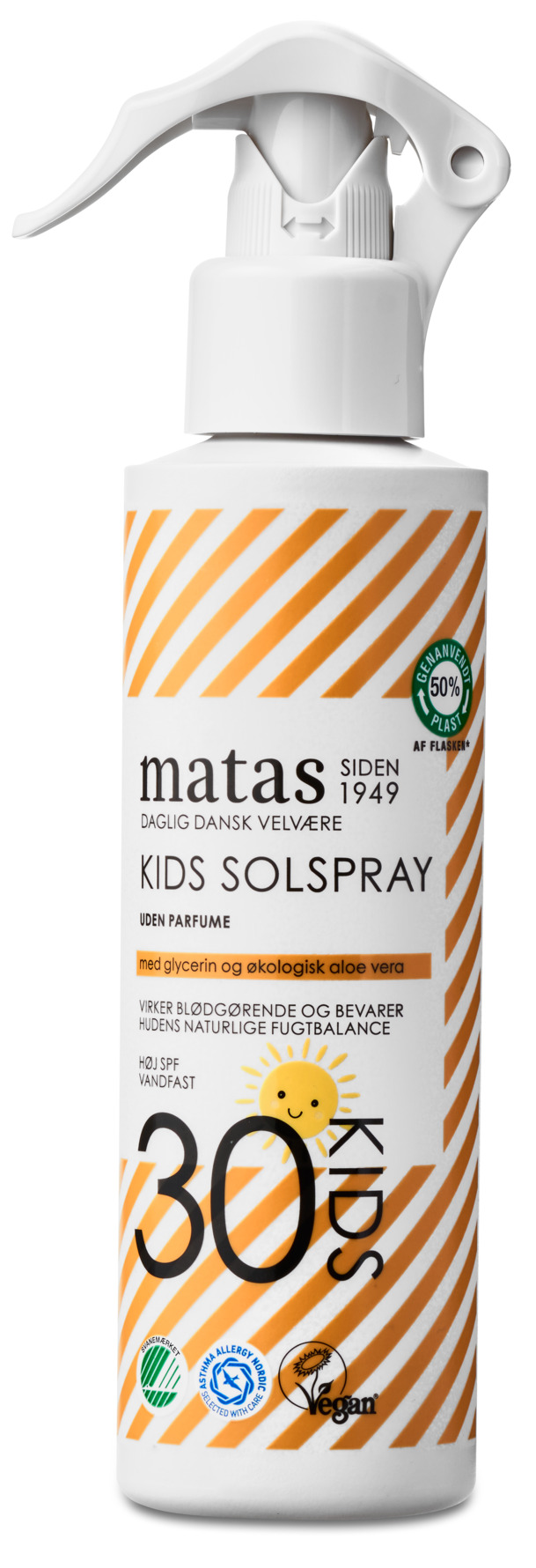 Matas Striber Kids Solspray SPF 30 Uden Parfume 200 ml