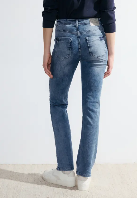 Slim Fit Bootcut Jeans - authentic used wash
