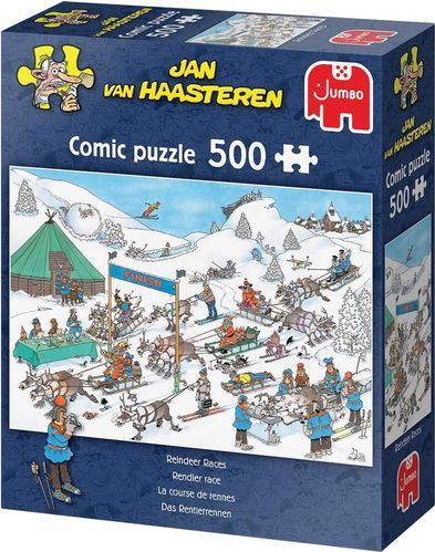 Jan van Haasteren - Rendier Race - 500 stukjes puzzel