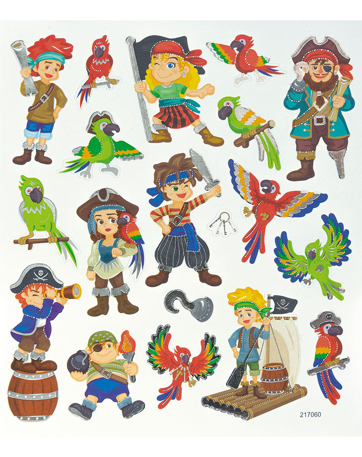 Charming-SticKids II mit 2 Bögen in bunt