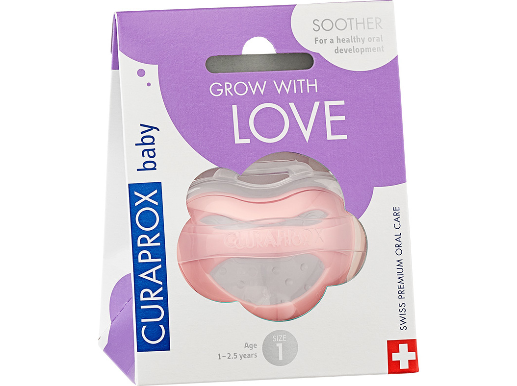 CHUPETAS CURAPROX BABY ROSA TAM 1
