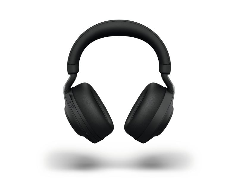 Jabra Headset Evolve2 85 Duo UC Schwarz, USB-C, inkl. Lades Jabra Blueooth Headset mit Active Noise Cancelling