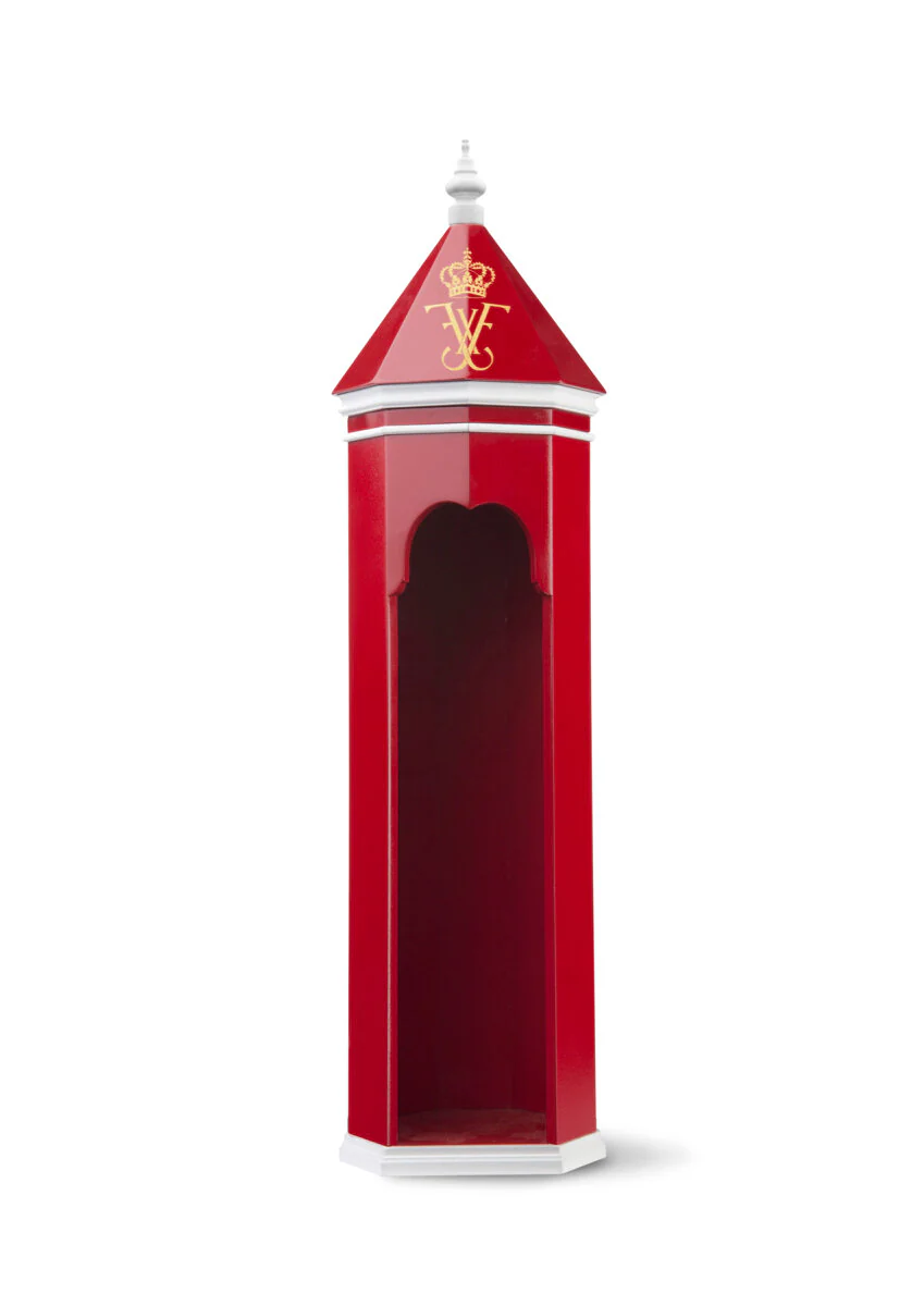 Kay Bojesen  Frederik 10 Skilderhus, rød/hvid - H36 cm.