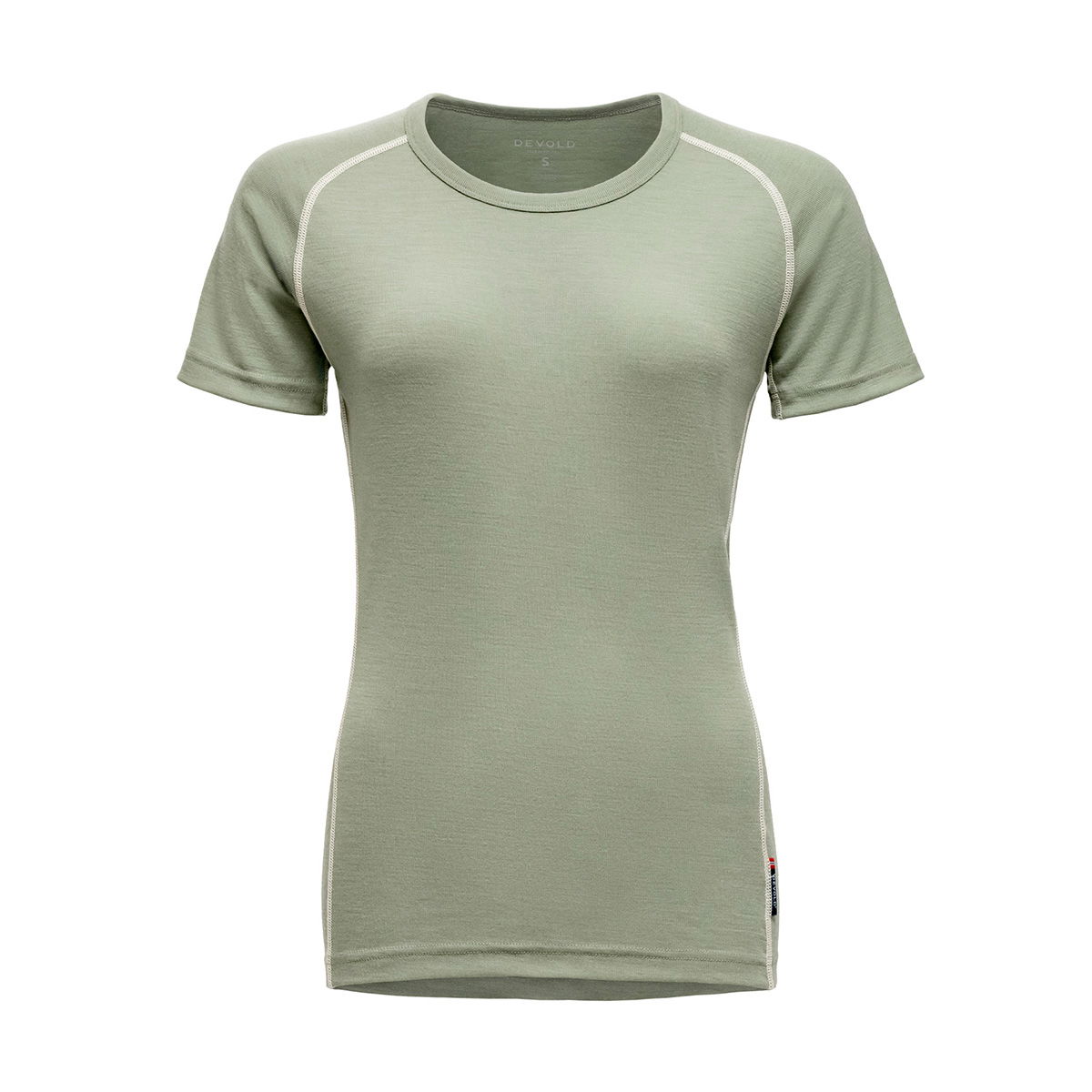 Devold Lauparen Merino 190 Base T-shirt, dame (Fog)