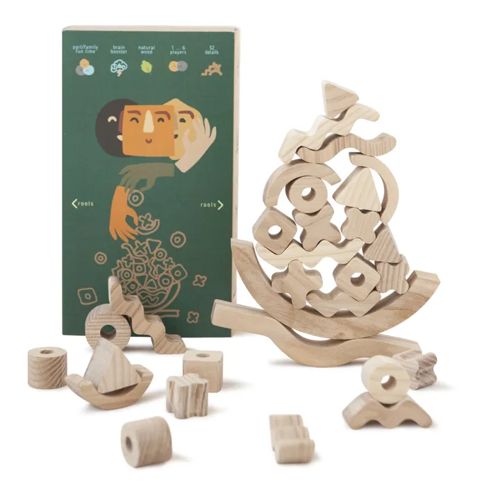 Babai Toys Jeu d'équilibre en bois