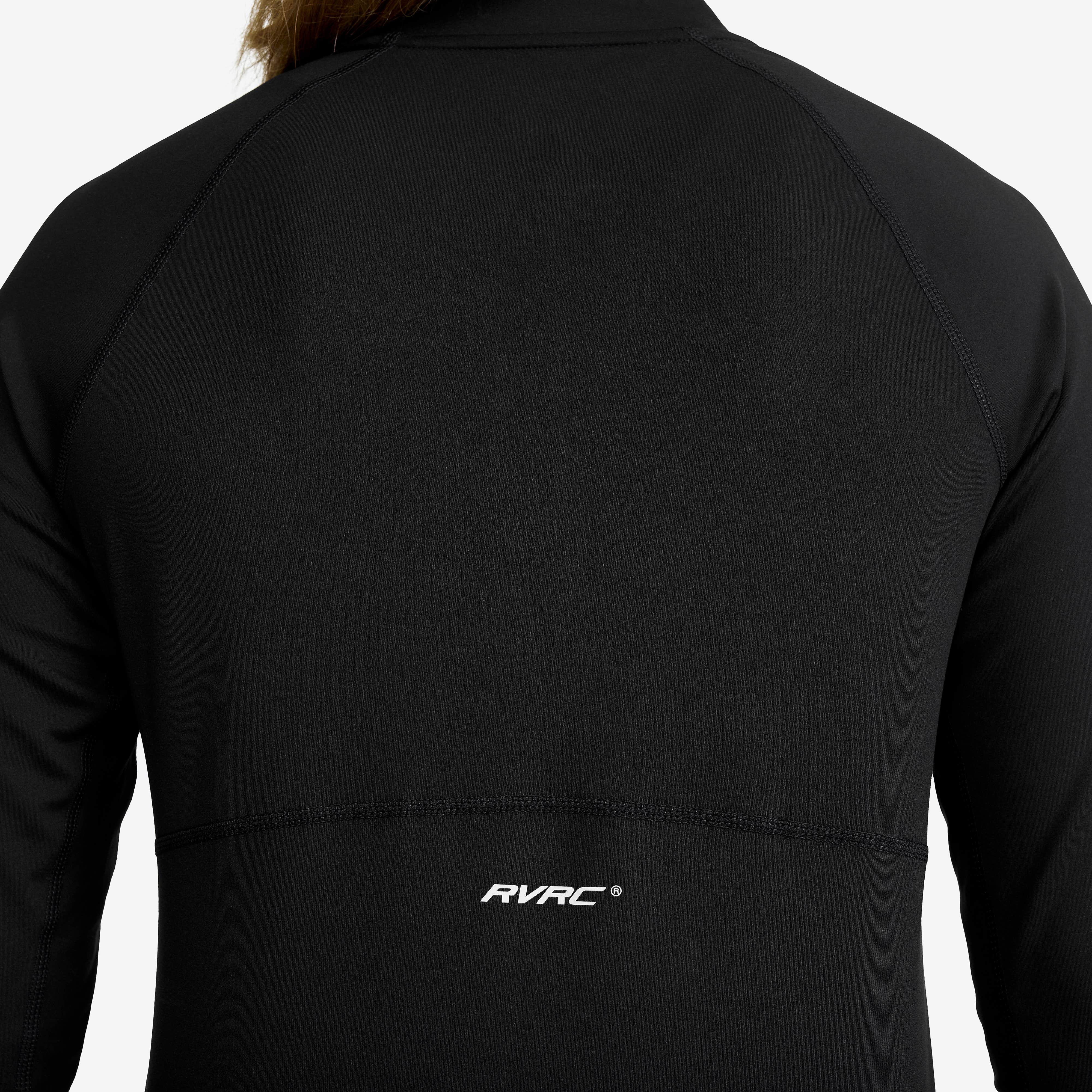 Prep Half-zip Top Dame Black/White