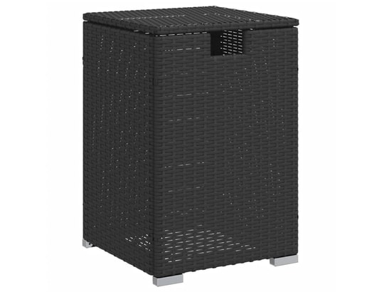 VIDAXL - Table d'appoint Table de couverture de bouteille de propane noir 40x40x60 cm