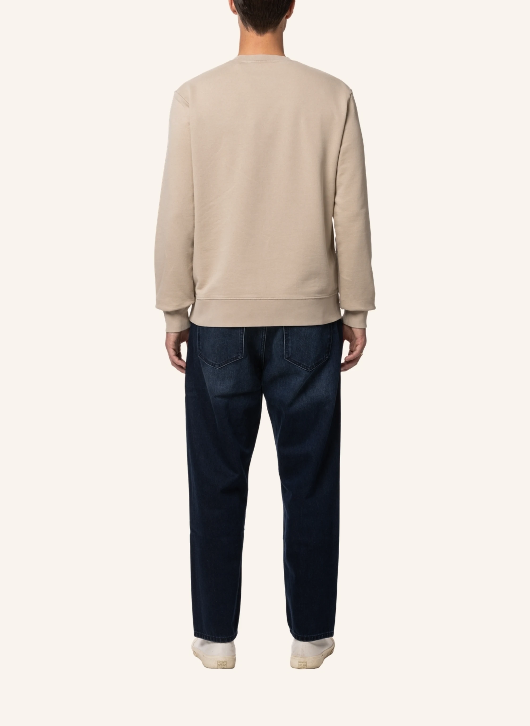 TRUSTED HANDWORK Round Neck 1/1-Sleeve Sweatshirt