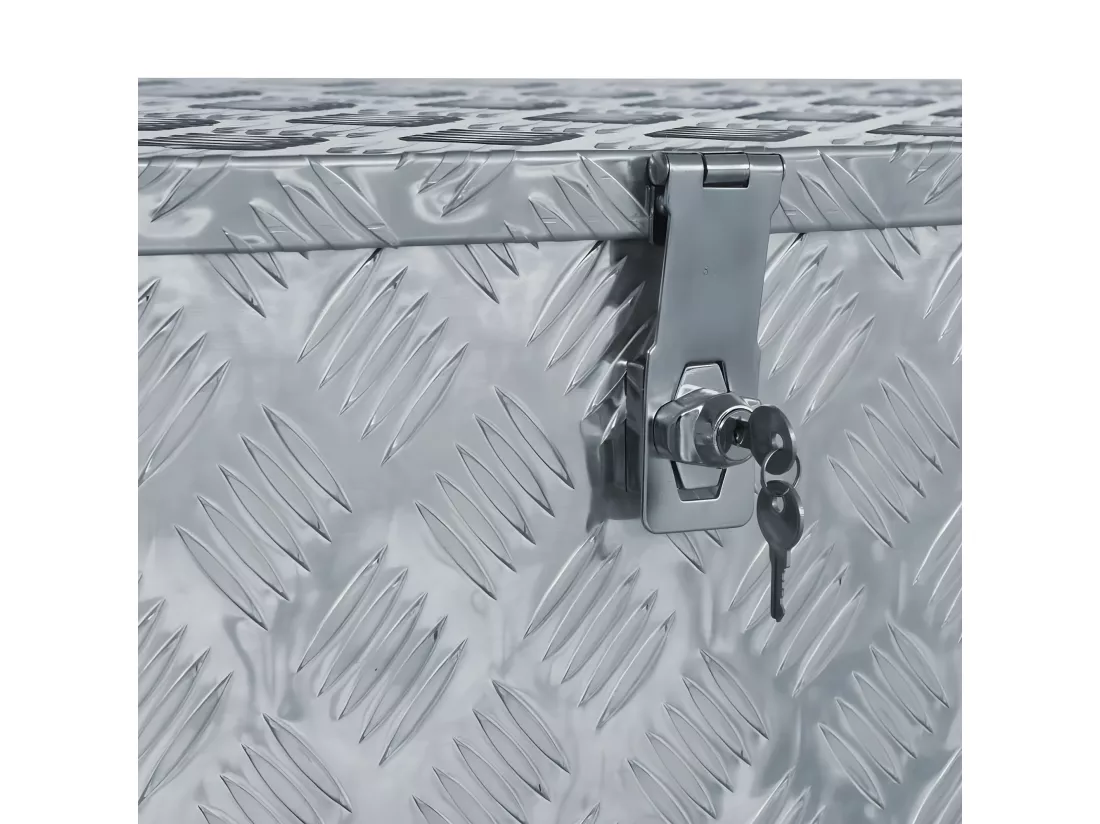 Prolenta Premium - Boîte en aluminium 110,5 x 38,5 x 40 cm Argenté
