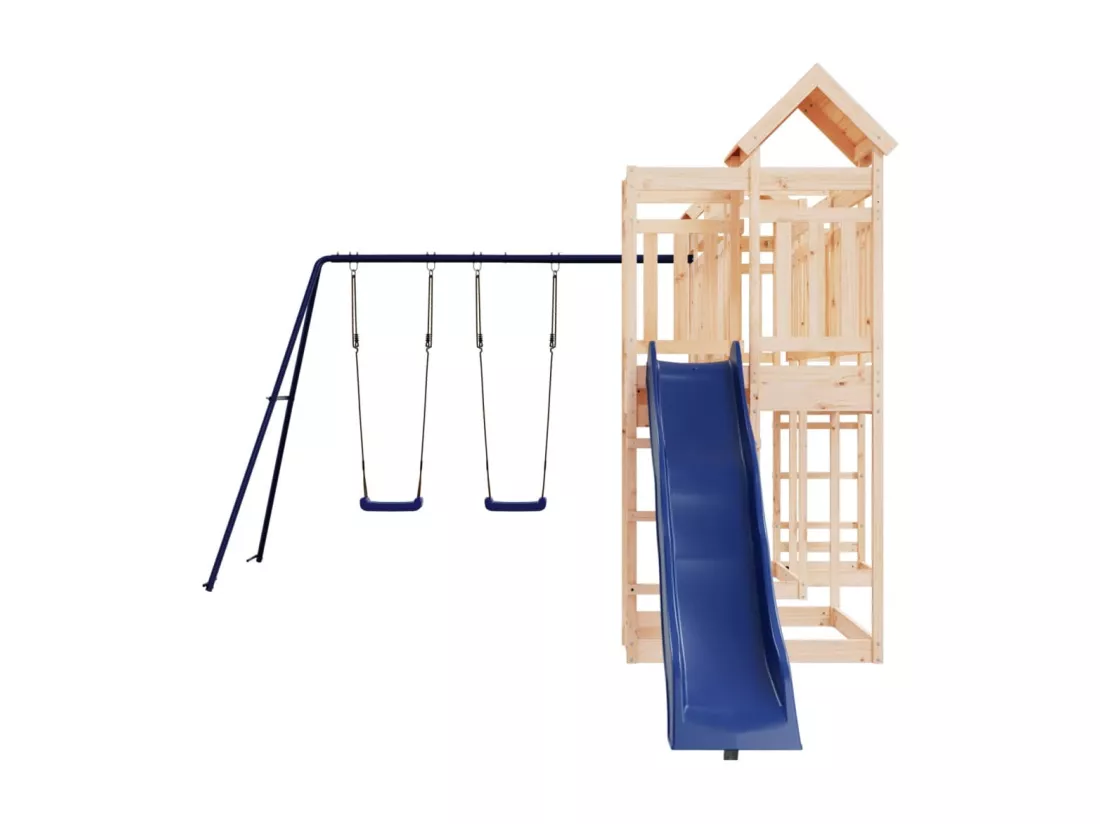Aire de jeux d'extérieur bois de pin massif