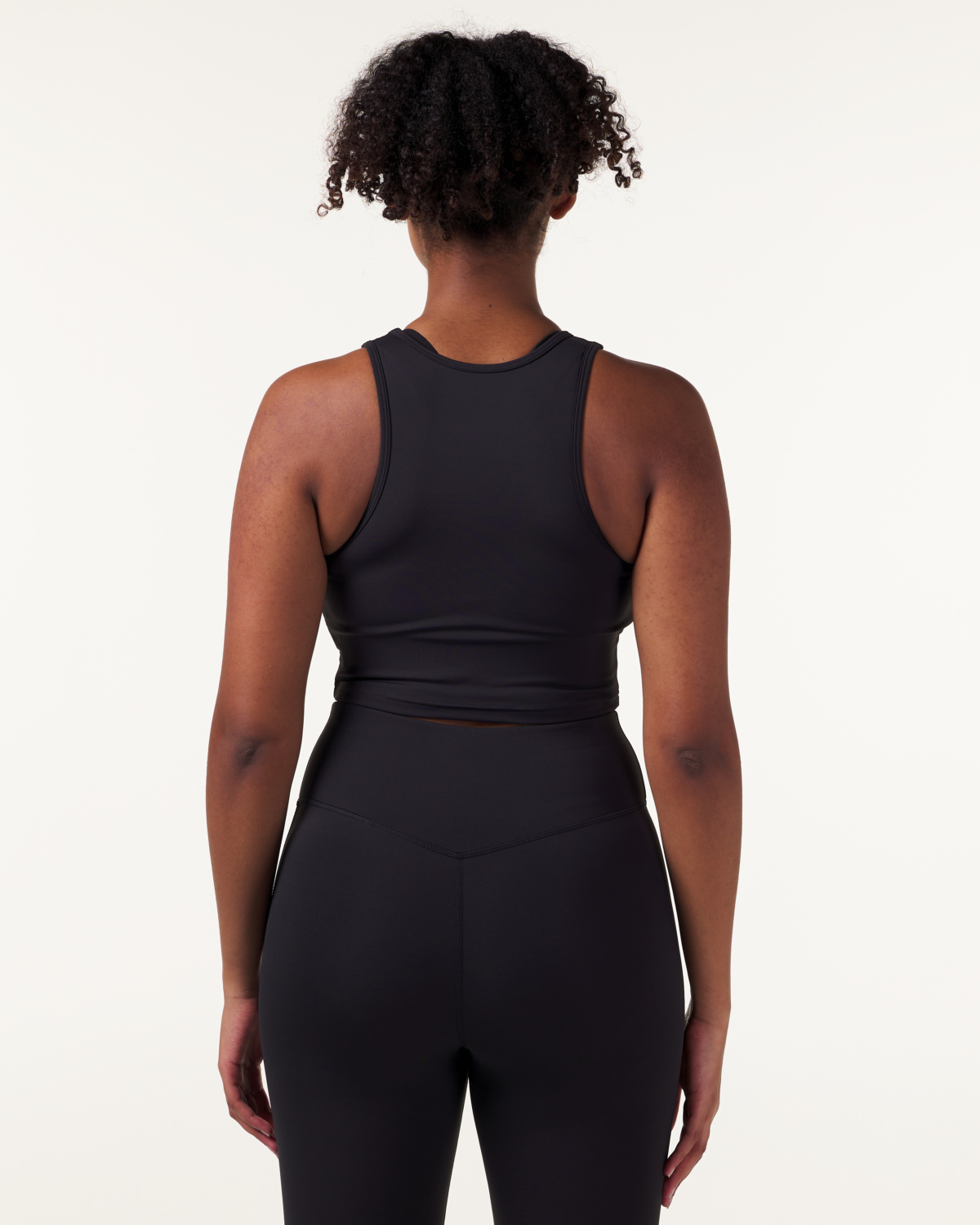 LEVITY Line Up Crop Tank Black