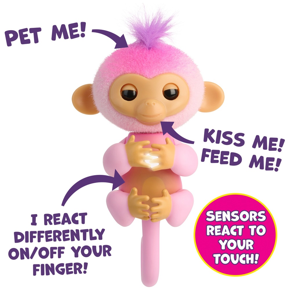 Fingerlings Monkey Pink Harmony