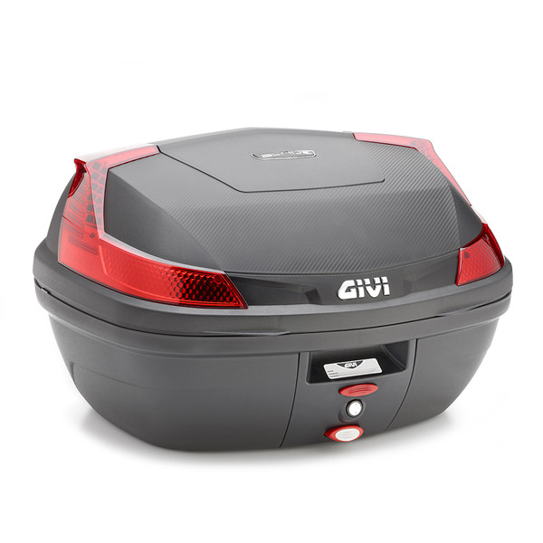 Givi - Top case B47 Blade sans platine et kit de fixation Noir / Rouge