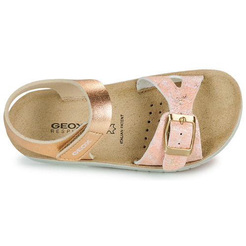 Geox - J SANDAL COSTAREI GI - Rose / Doré