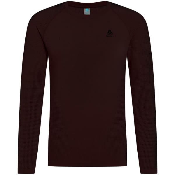 T-shirt thermique ODLO PERFORMANCE WARM BL TOP CREW NECK L/S FUDGE