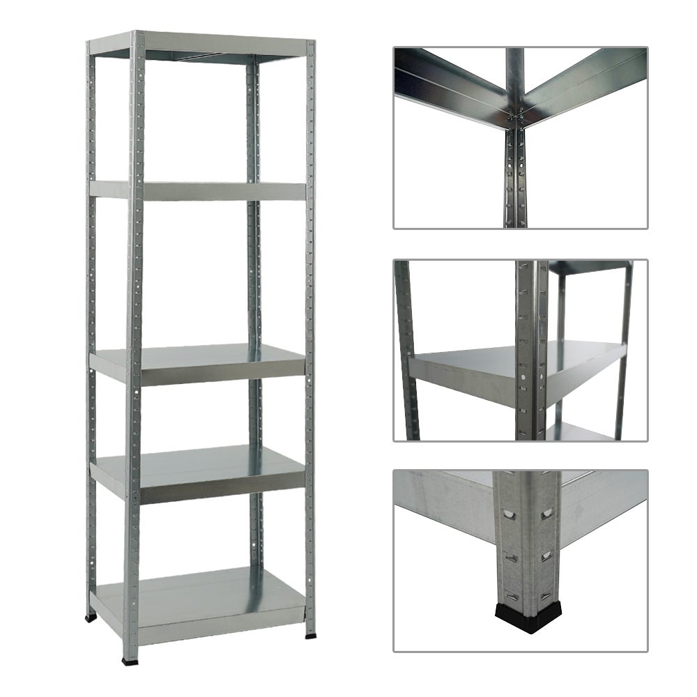 PROREGAL Heavy-Duty Stellingkast Steel Eagle HxBxD 180 x 60 x 40 cm Plankdraagvermogen 130 kg Gegalvaniseerd