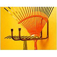 Crochet double multi-usages Mottez charge maxi 40 kg profondeur 320 mm