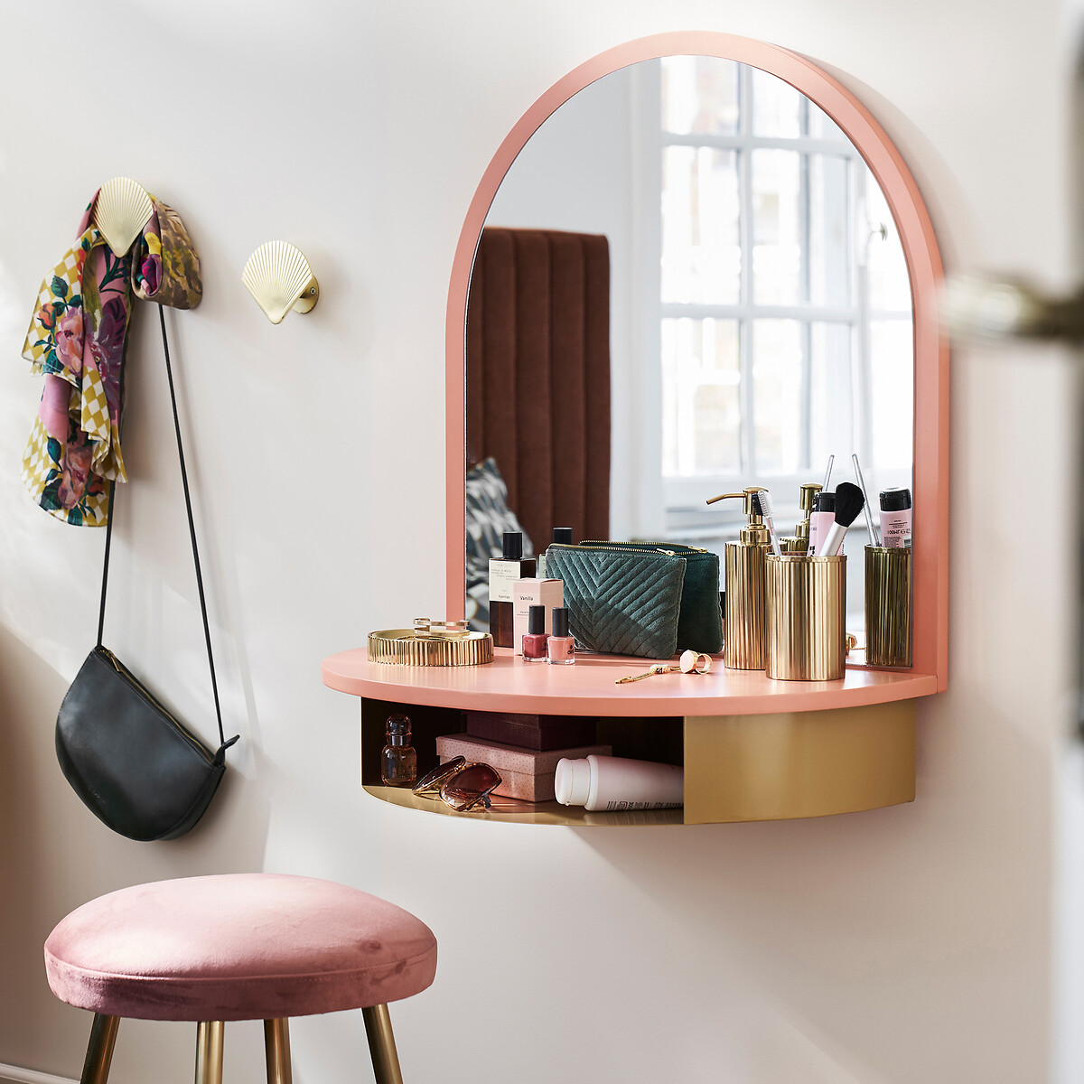 LA REDOUTE INTERIEURS<br>Conjunto de 2 cabides metálicos, Alcante