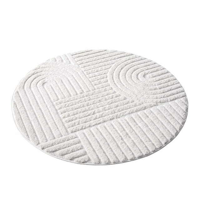 Carpet City Hochflor-Teppich »FOCUS765« rund 20 mm Höhe Boho-Teppich, Hochtief-Muster/ 3D-Effekt, für Wohnzimmer, Schlafzimmer