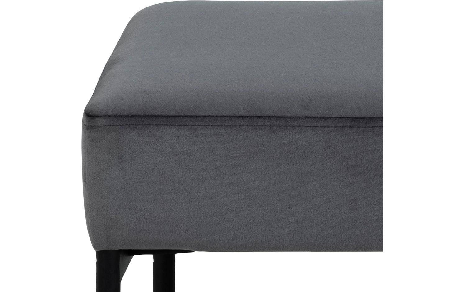 Sitzbank Xenia 95 x 46 cm, DunkelgrauVielseitige Bank für verschiedene Räume im Haus