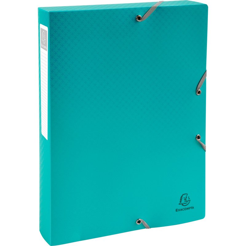 Boîte de classement plastique Forever Young Exacompta - Dos 4 cm couleurs assorties