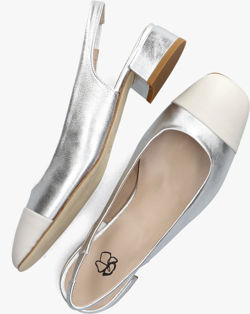 witte odare ballerina's girona met slingback