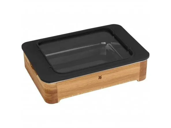 WMF Fusiontec - Bagefad - 36 x 26 x 8 cm - sort, natur