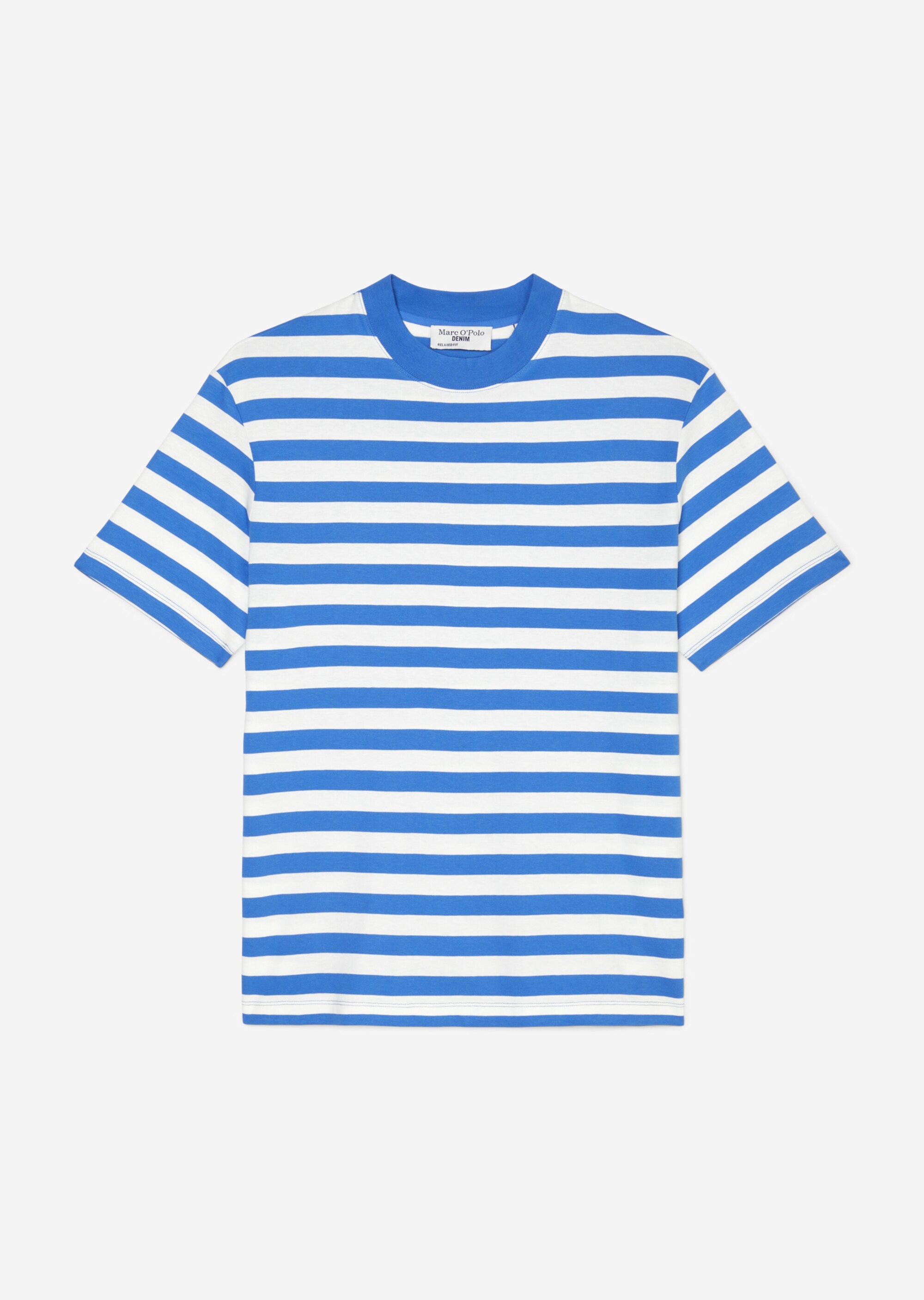 T-Shirt relaxed mit garngefärbtem Streifen-Muster