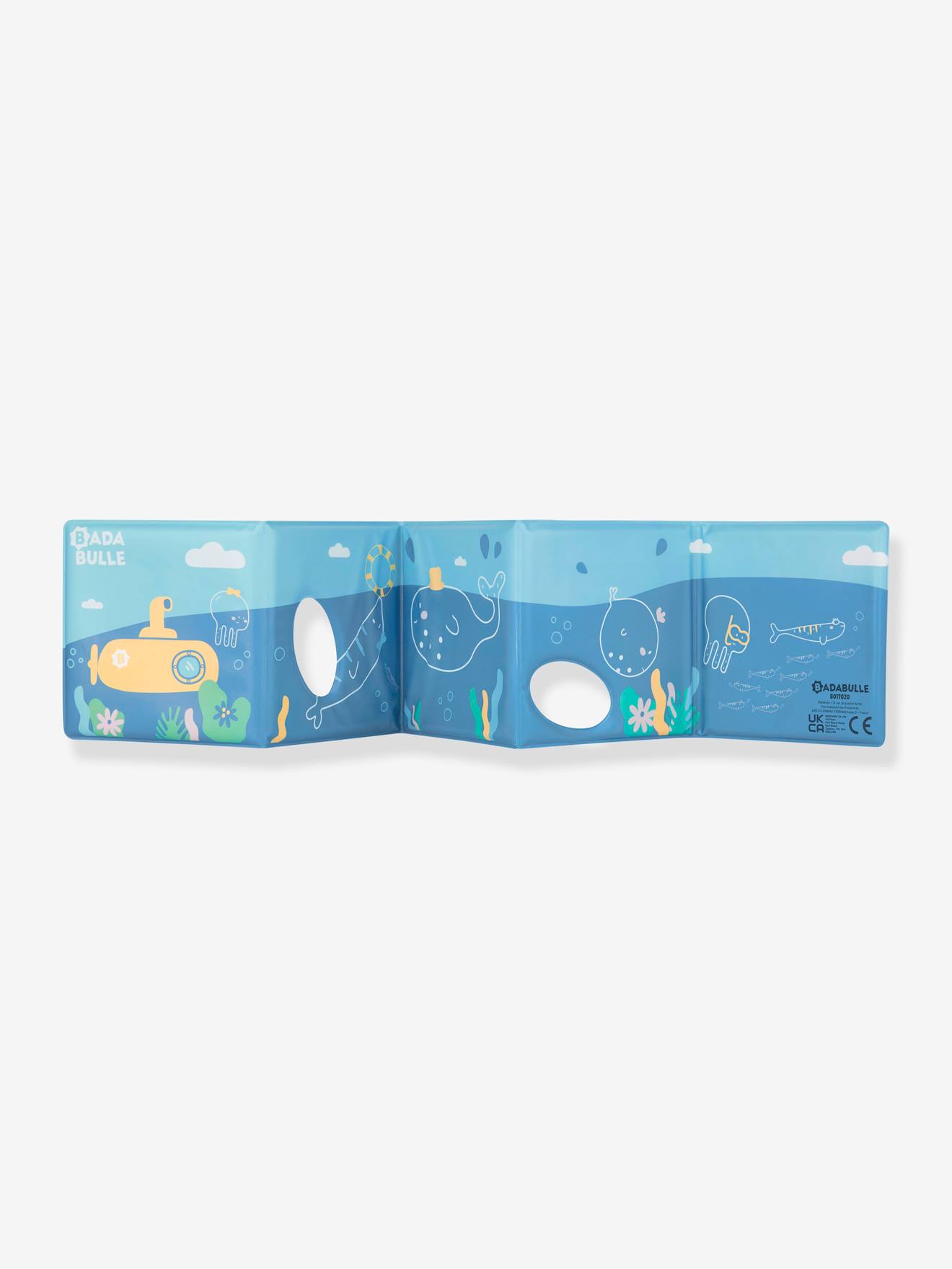 Adesivos + livro de banheiro multicolorido BADABULLE