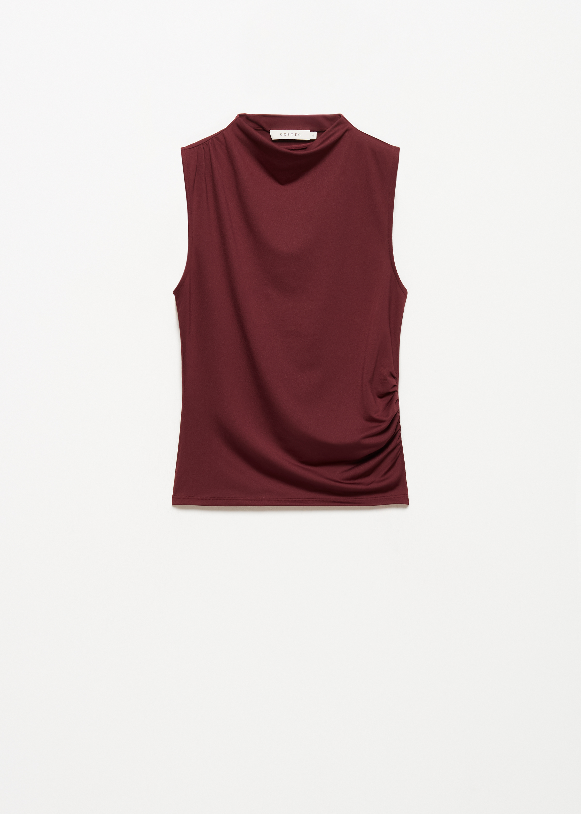 Halter top met drape