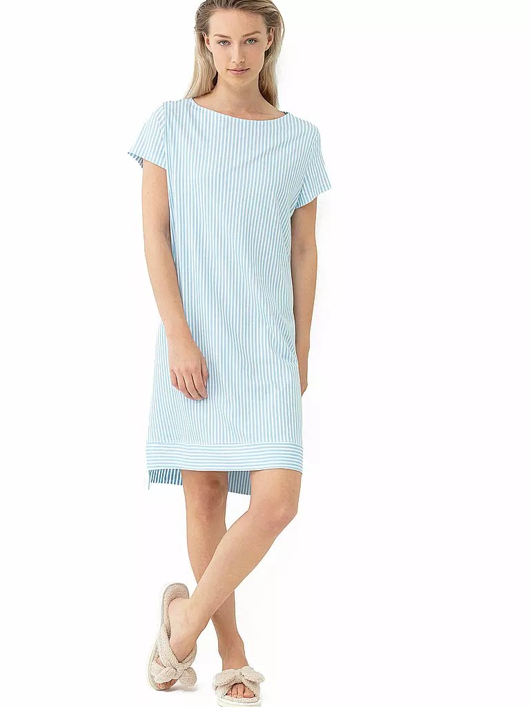 MEY Nachthemd - Sleepshirt hellblau