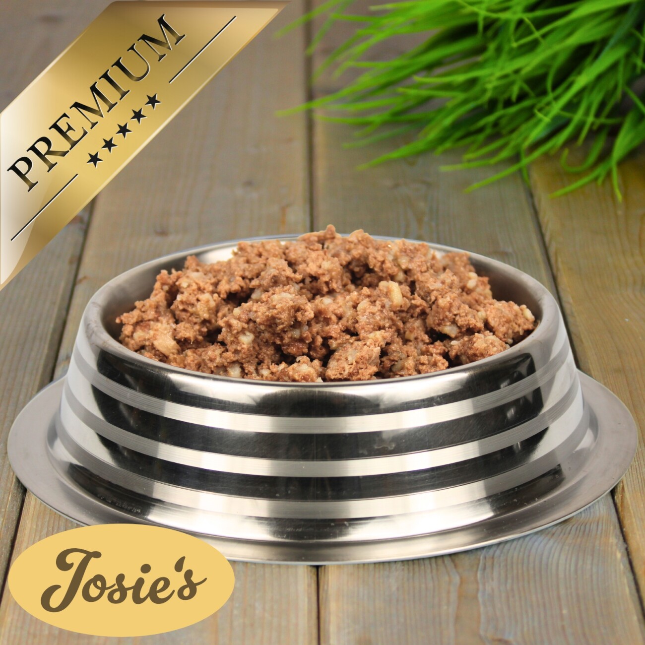 Lyra Pet Lecker.Pet® Gino's, Josie's & Luna's Saftige Fleischmahlzeit Hunde Nassfutter Mix Vollnahrung
